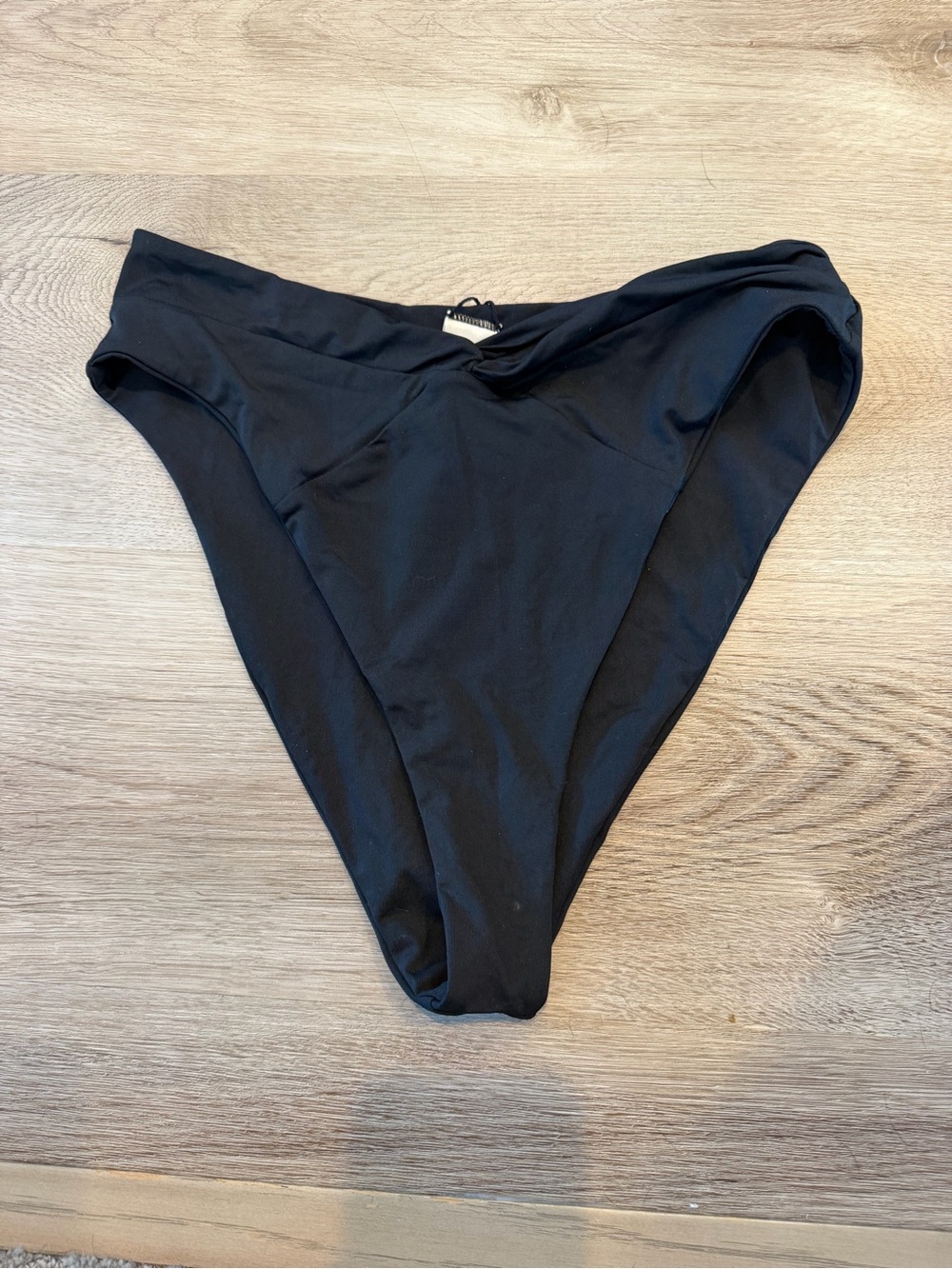 l*space Black High-Cut Bikini Bottom
